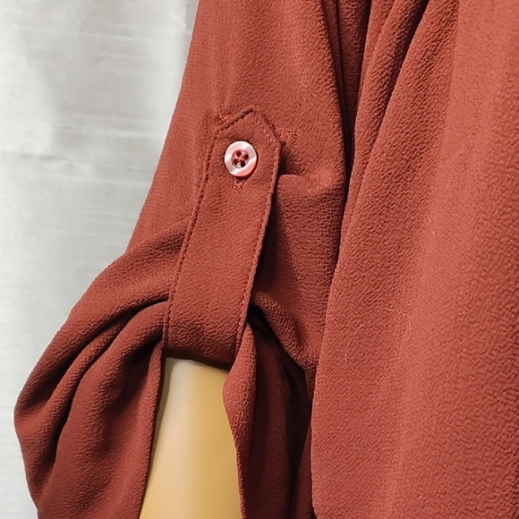 Torrid Brick Red Open Front Cardigan Size 3 - Picture 2 of 7